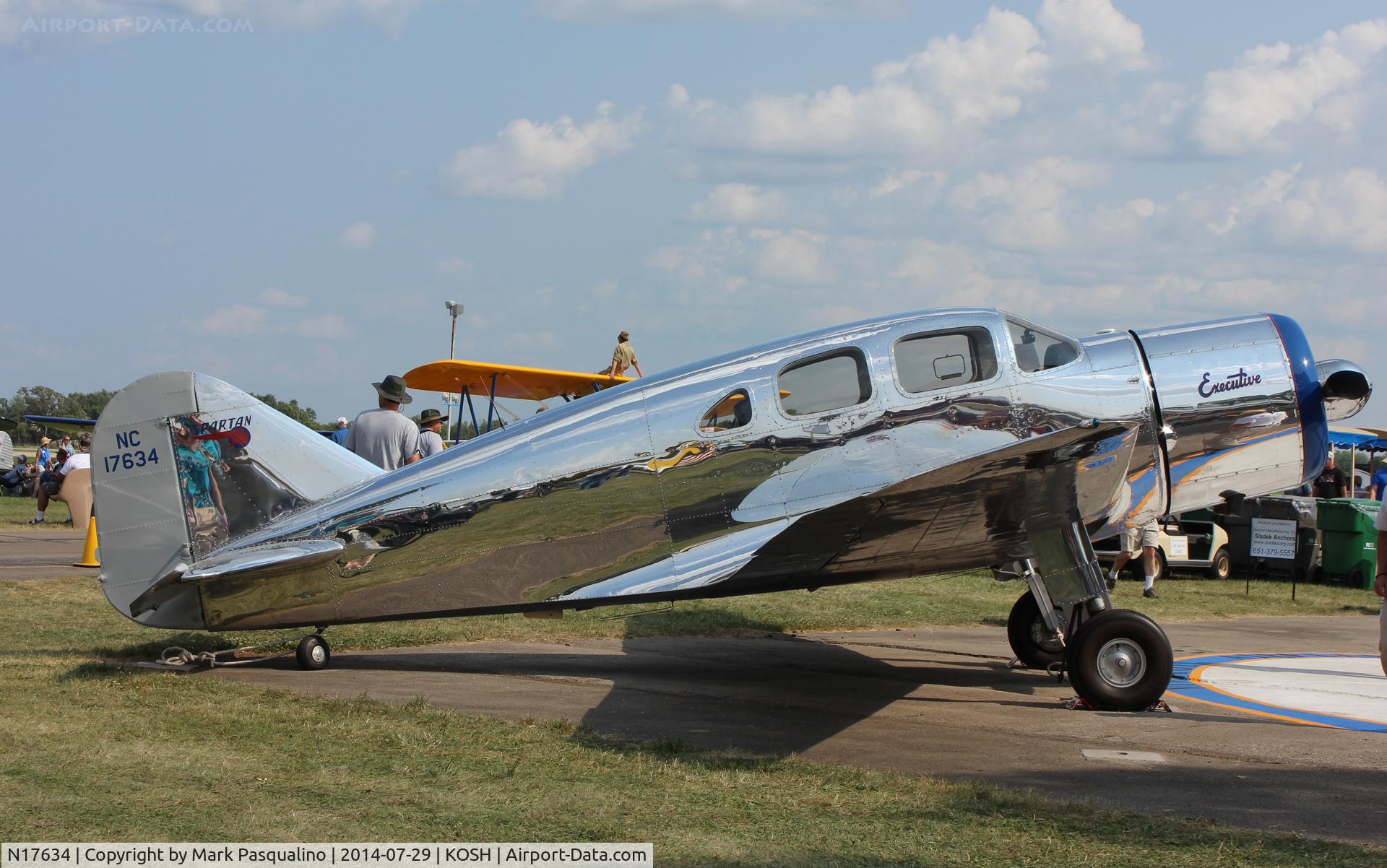 N17634, 1939 Spartan 7W Executive C/N 17, Spartan 7W