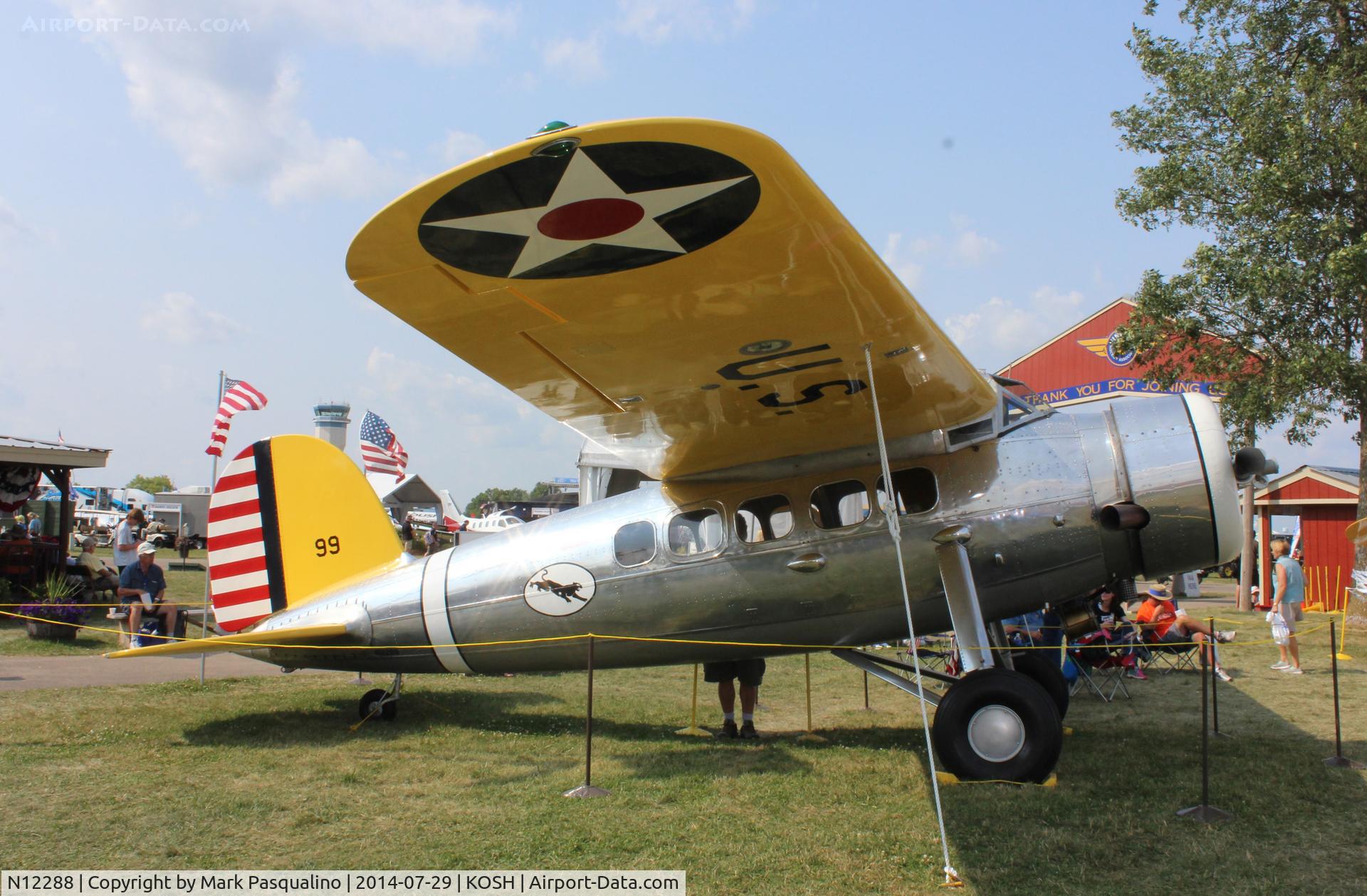 N12288, 1933 Lockheed VEGA 1 C/N 161, Lockheed Vega 1