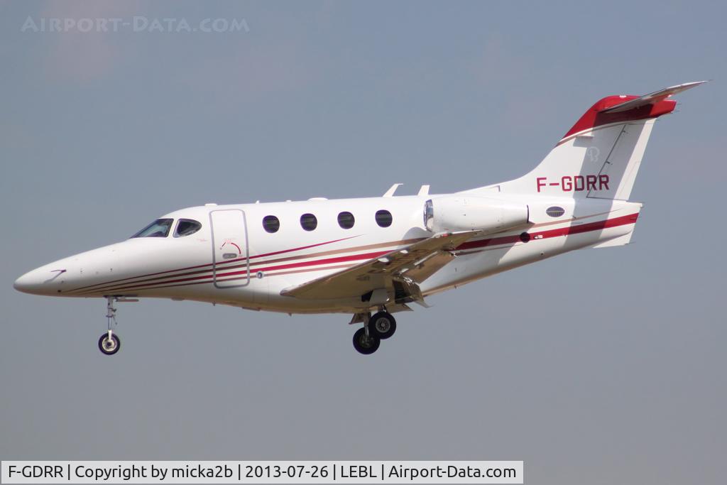 F-GDRR, 2009 Hawker Beechcraft 390 Premier 1A C/N RB-269, Landing