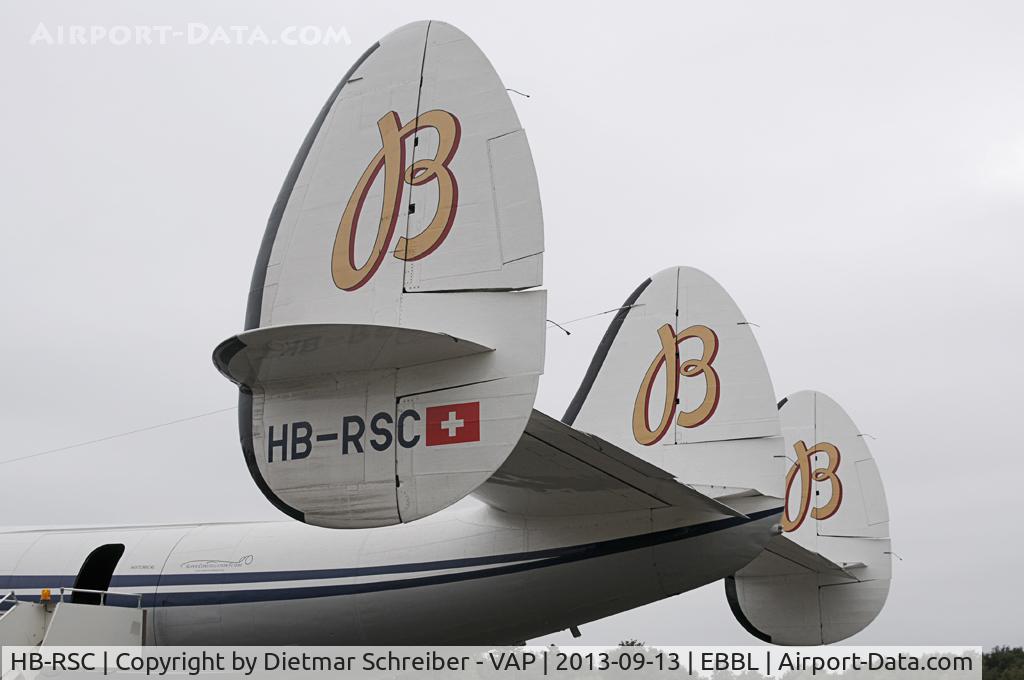 HB-RSC, 1955 Lockheed C-121C Super Constellation (L-1049F) C/N 1049F-4175, Breitling L1049C