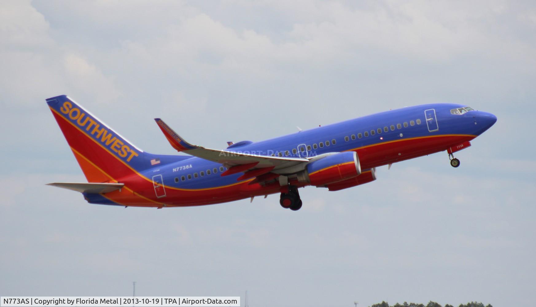 N773AS, 1993 Boeing 737-4Q8 C/N 25106, Southwest 737-700