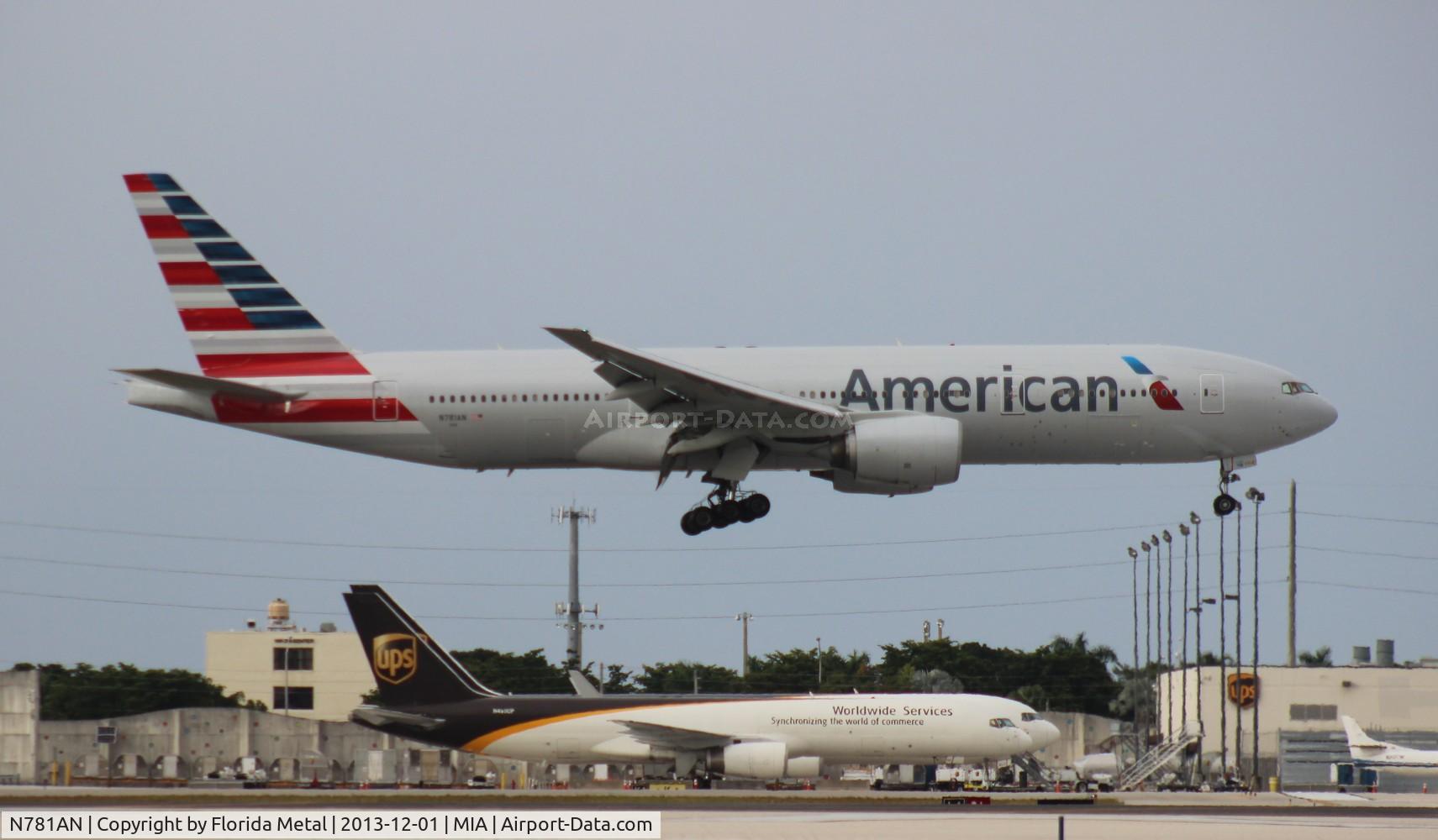 N781AN, 2000 Boeing 777-223 C/N 29586, American 777-200