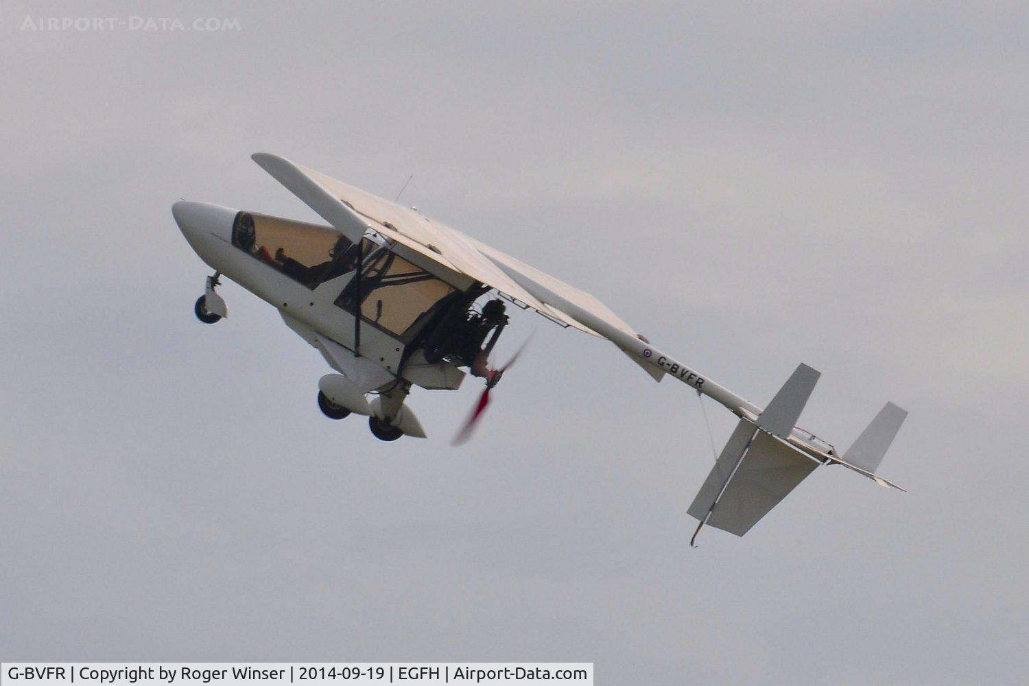 G-BVFR, 1993 CFM Streak Shadow C/N PFA 206-12567, Impressive take-off from Runway 10 by resident Streak Shadow.