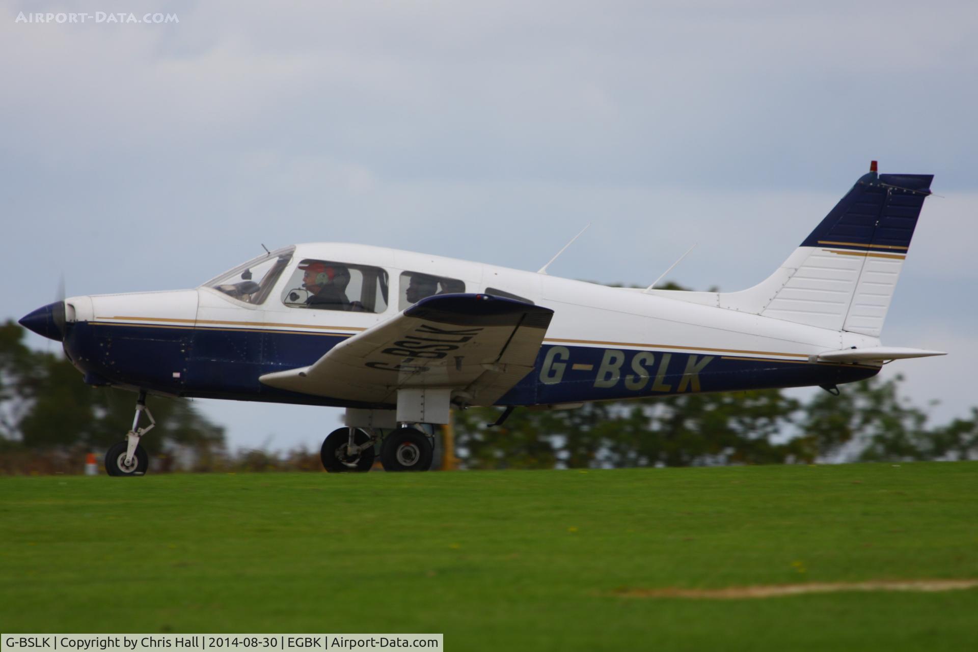 G-BSLK, 1979 Piper PA-28-161 Cherokee Warrior II C/N 28-7916018, at the LAA Rally 2014, Sywell
