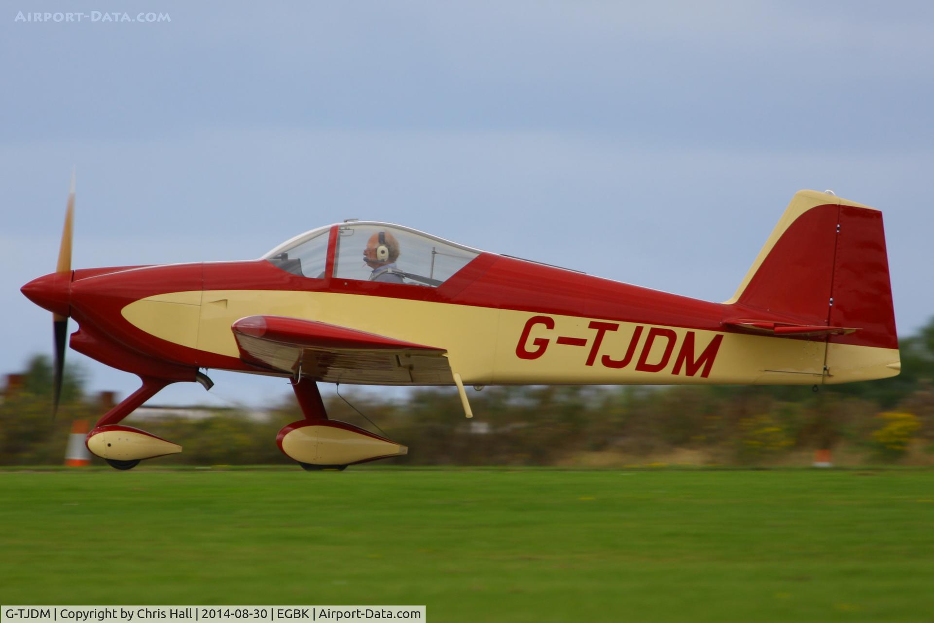 G-TJDM, 2007 Vans RV-6A C/N PFA 181A-13370, at the LAA Rally 2014, Sywell