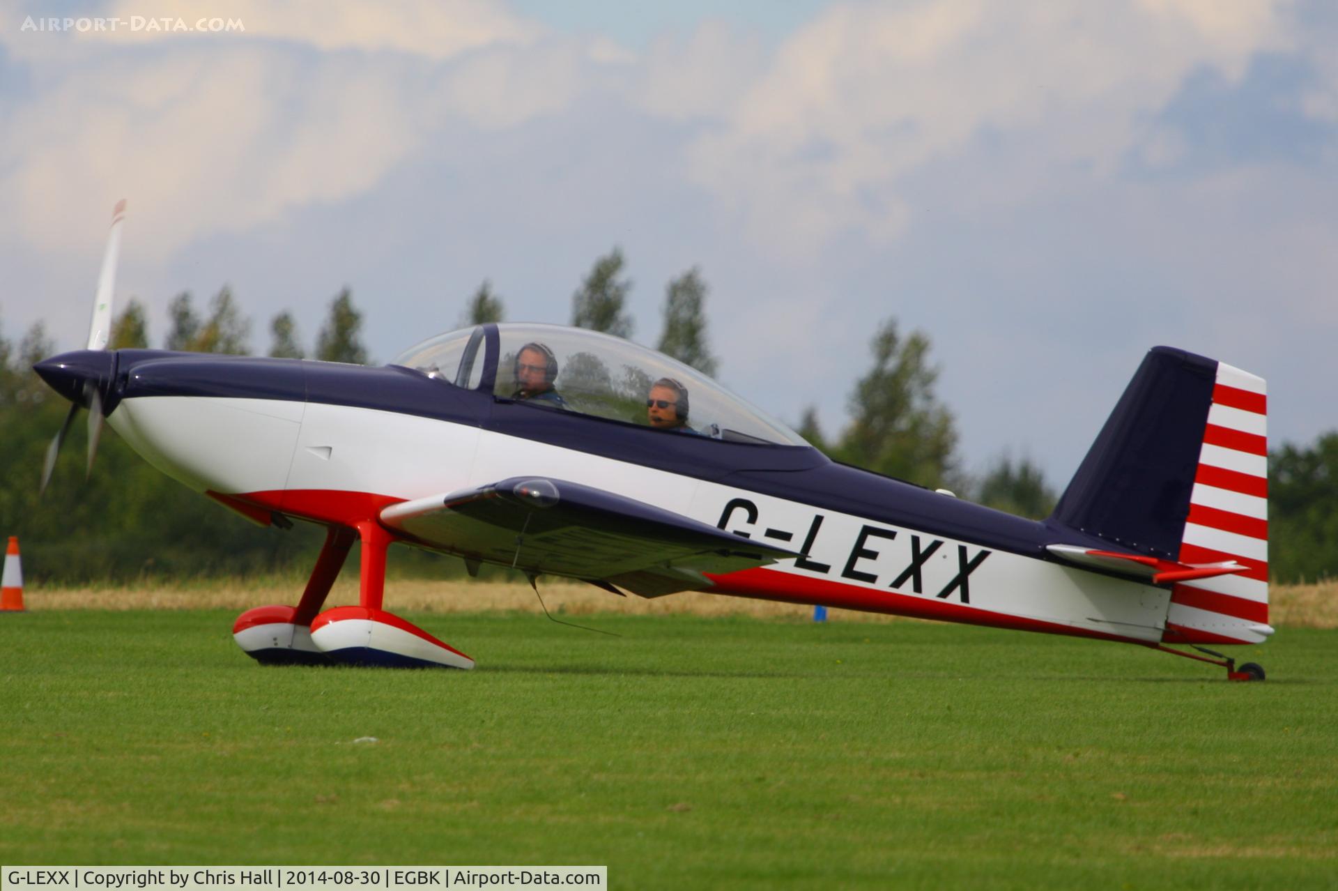 G-LEXX, 2002 Vans RV-8 C/N PFA 303-13896, at the LAA Rally 2014, Sywell