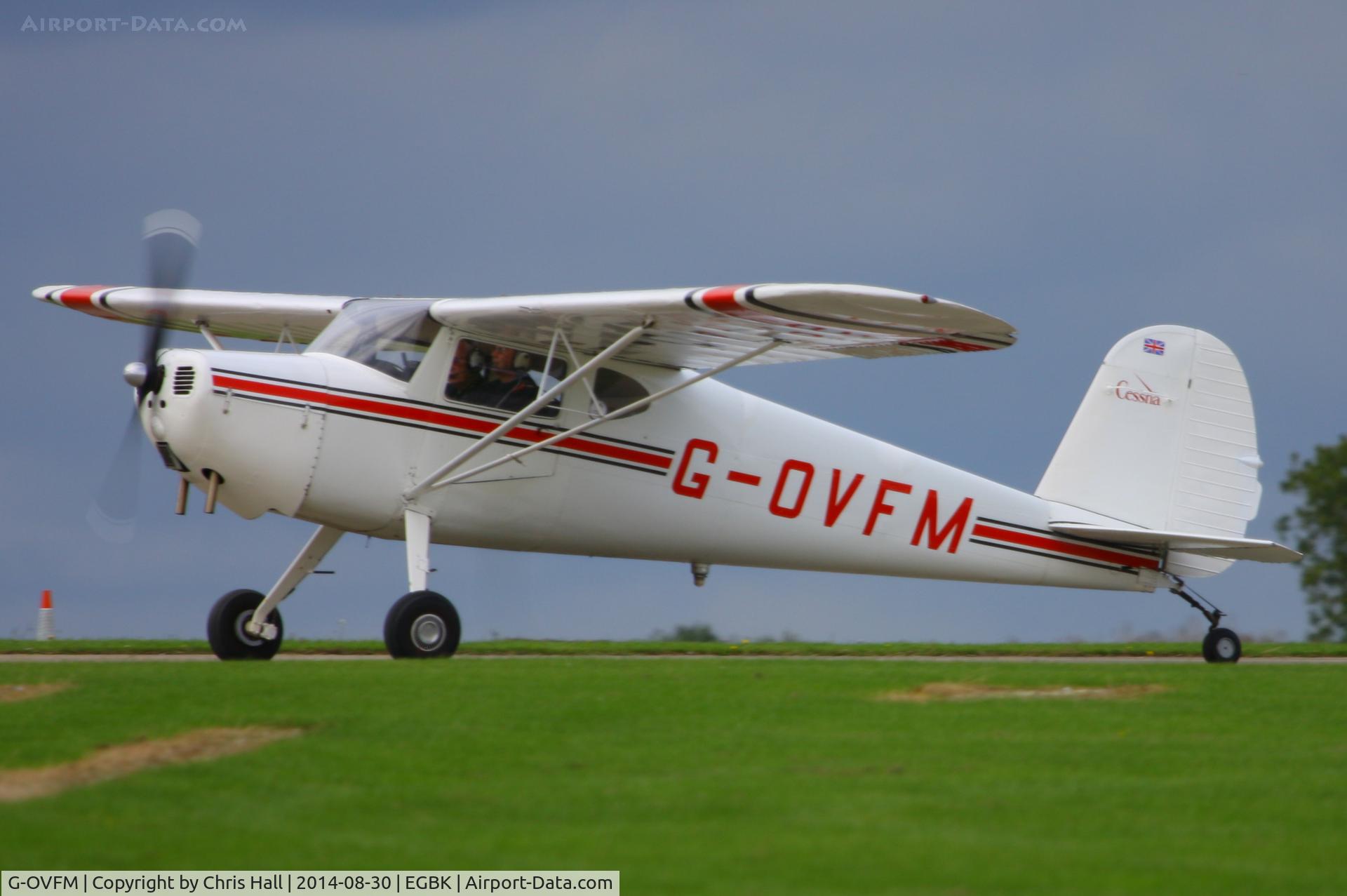 G-OVFM, 1948 Cessna 120 C/N 14720, at the LAA Rally 2014, Sywell
