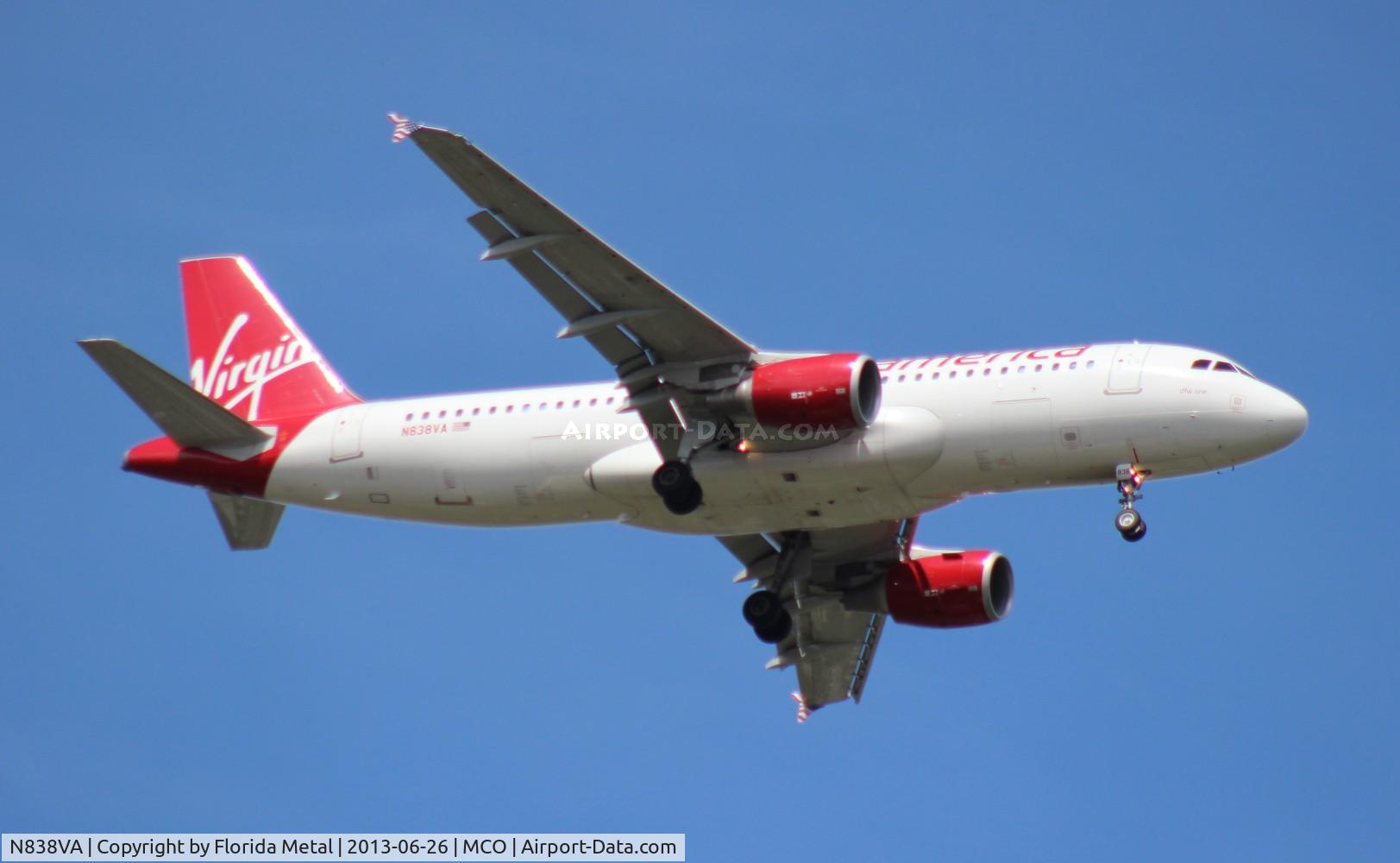 N838VA, 2010 Airbus A320-214 C/N 4559, Virgin American A320