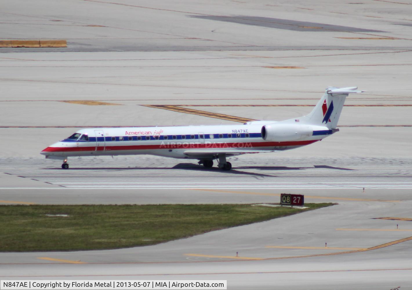 N847AE, 2003 Embraer ERJ-140LR (EMB-135KL) C/N 145707, Eagle E140