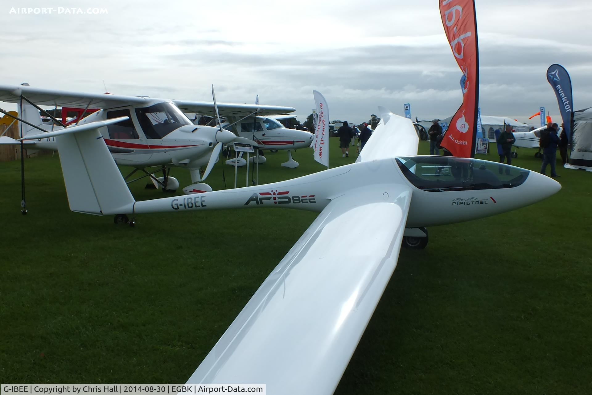 G-IBEE, 2013 Pipistrel Apis/Bee C/N 062-AB-F33, at the LAA Rally 2014, Sywell