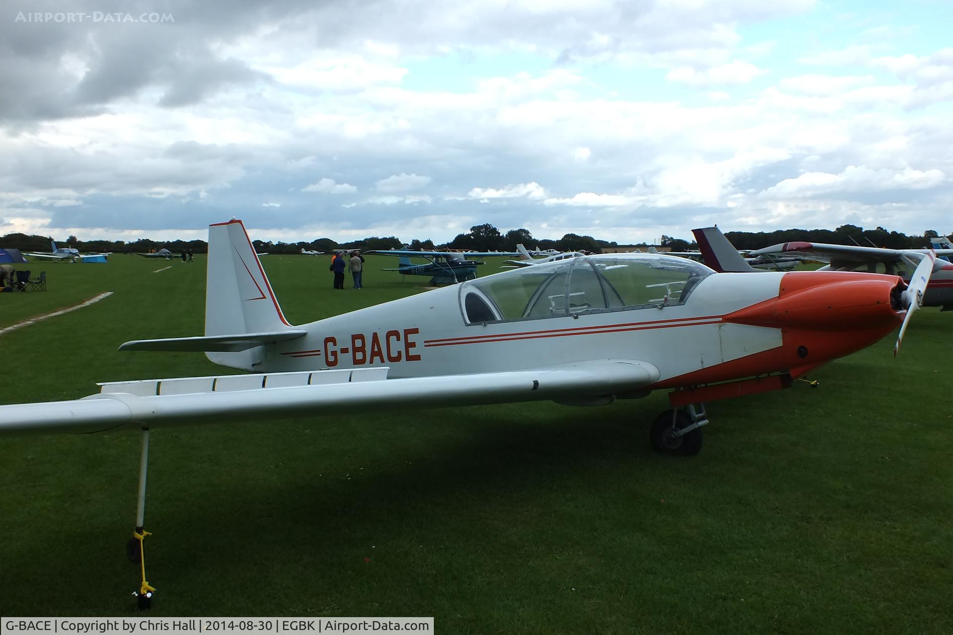 G-BACE, 1972 Sportavia-Putzer RF-5 C/N 5102, at the LAA Rally 2014, Sywell