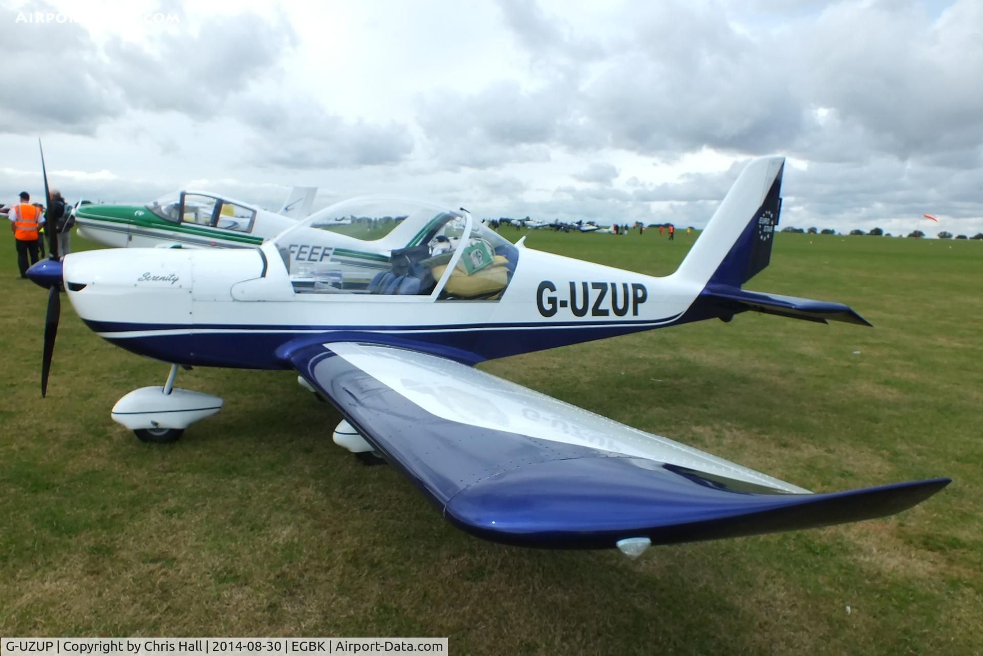 G-UZUP, 2006 Aerotechnik EV-97A Eurostar C/N PFA 315A-14528, at the LAA Rally 2014, Sywell