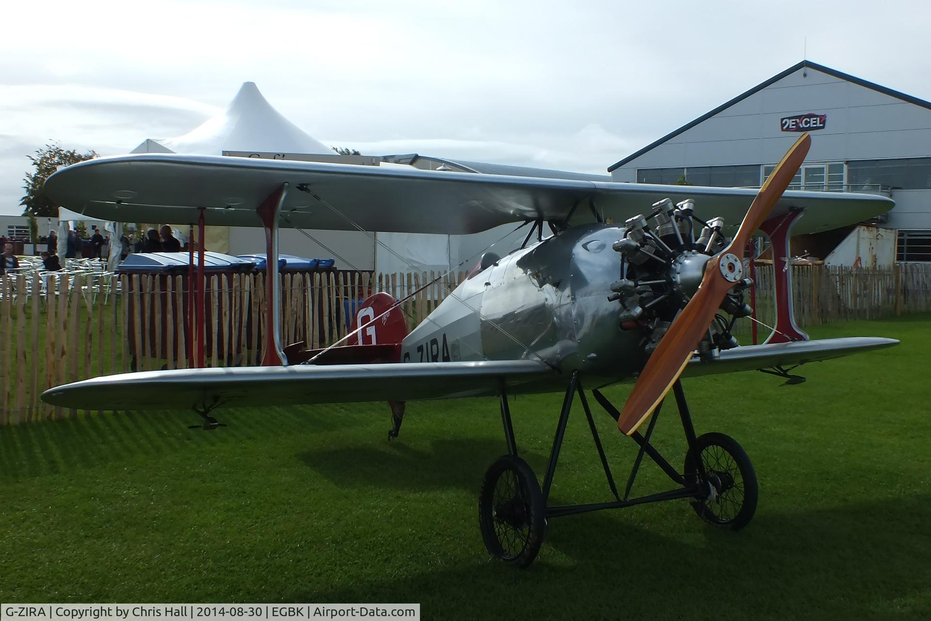 G-ZIRA, 2008 Flitzer Z-1RA Stummelflitzer C/N PFA 342-14596, at the LAA Rally 2014, Sywell