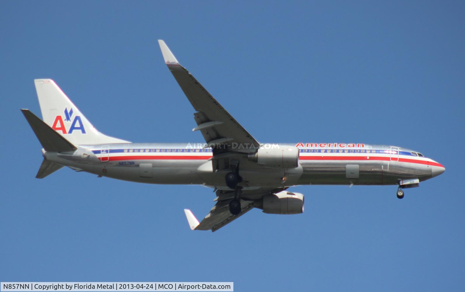 N857NN, 2010 Boeing 737-823 C/N 30907, American 737-800