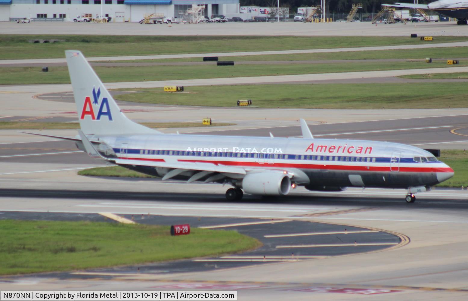 N870NN, 2011 Boeing 737-823 C/N 40765, American 737-800