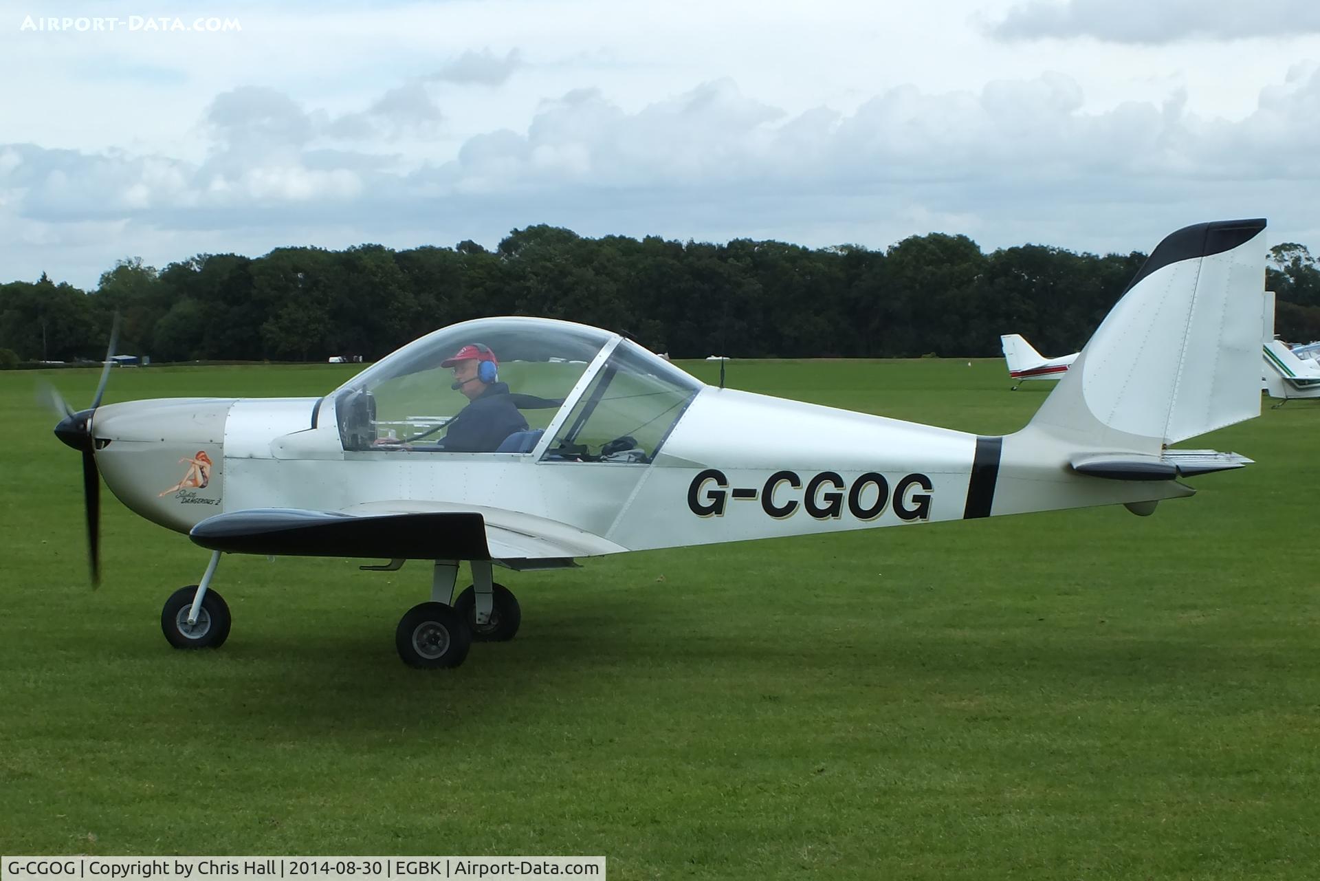 G-CGOG, 2010 Aerotechnik EV-97A Eurostar C/N LAA 315A-14980, at the LAA Rally 2014, Sywell