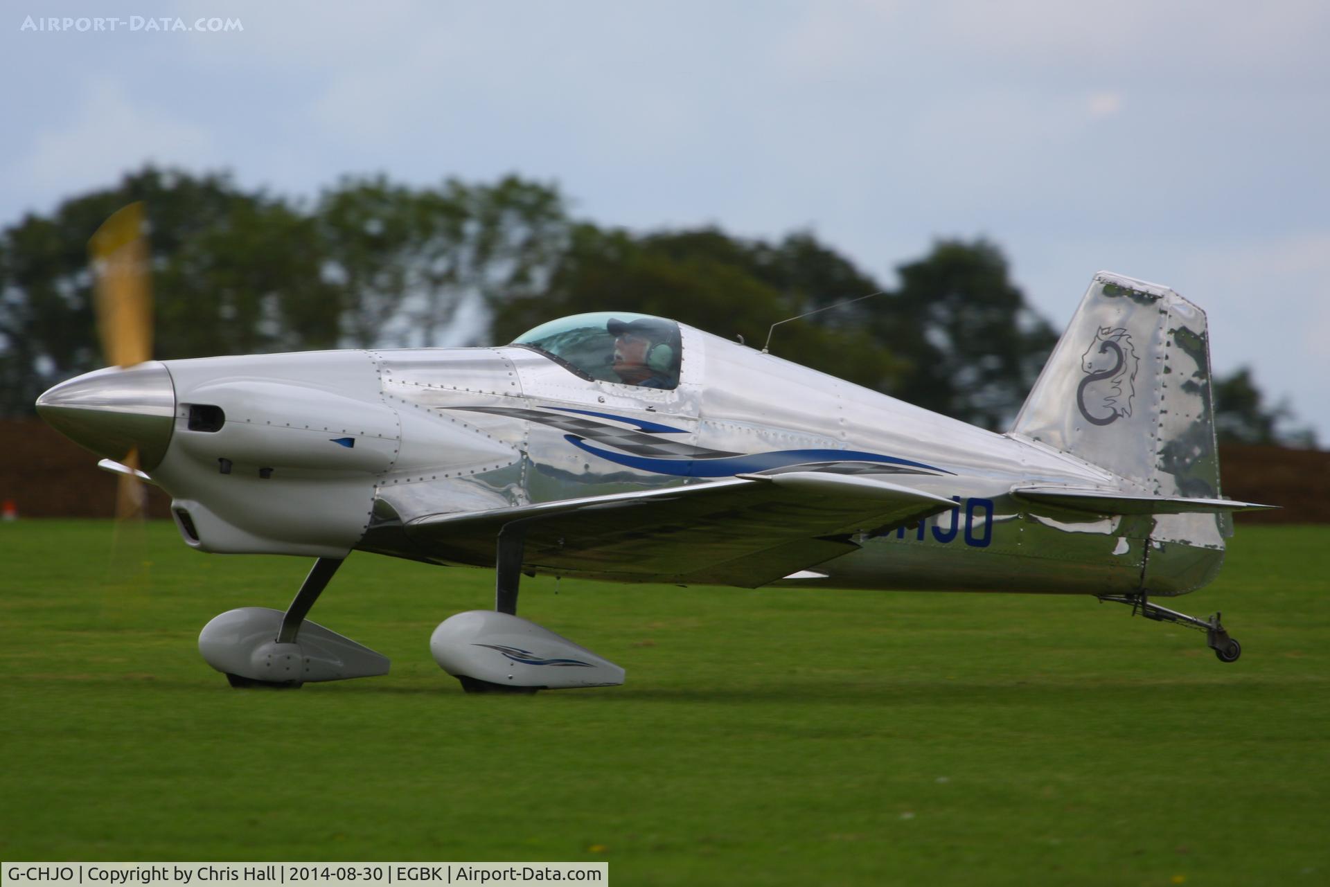 G-CHJO, 1998 Bushby Midget Mustang M-1 C/N 1726, at the LAA Rally 2014, Sywell