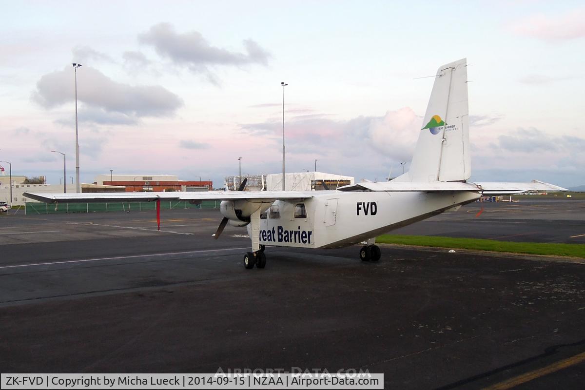 ZK-FVD, 1973 Britten-Norman BN-2A-26 Islander C/N 316, At Auckland