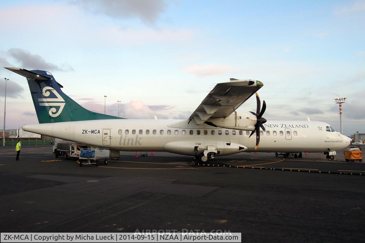 ZK-MCA, 1999 ATR 72-212A C/N 597, At Auckland