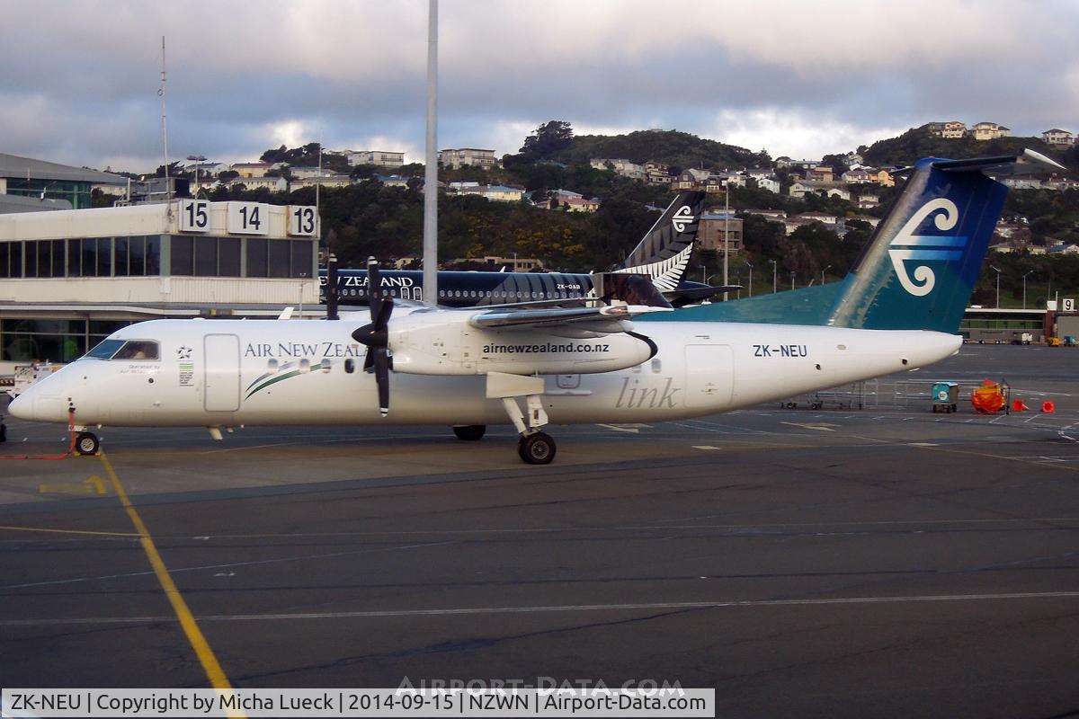 ZK-NEU, 2007 De Havilland Canada DHC-8-311 Dash 8 C/N 647, At Wellington
