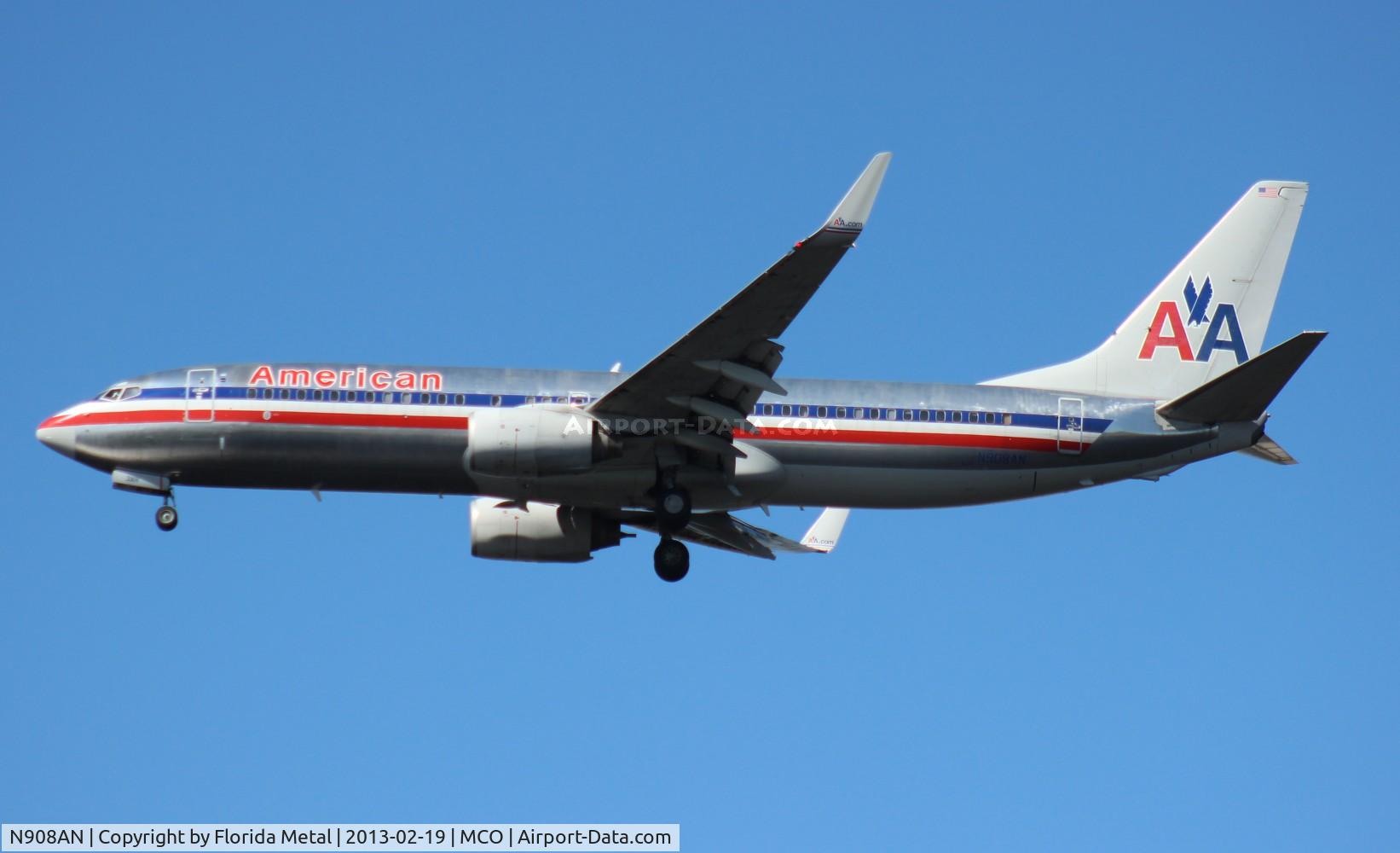 N908AN, 1999 Boeing 737-823 C/N 29510, American 737-800