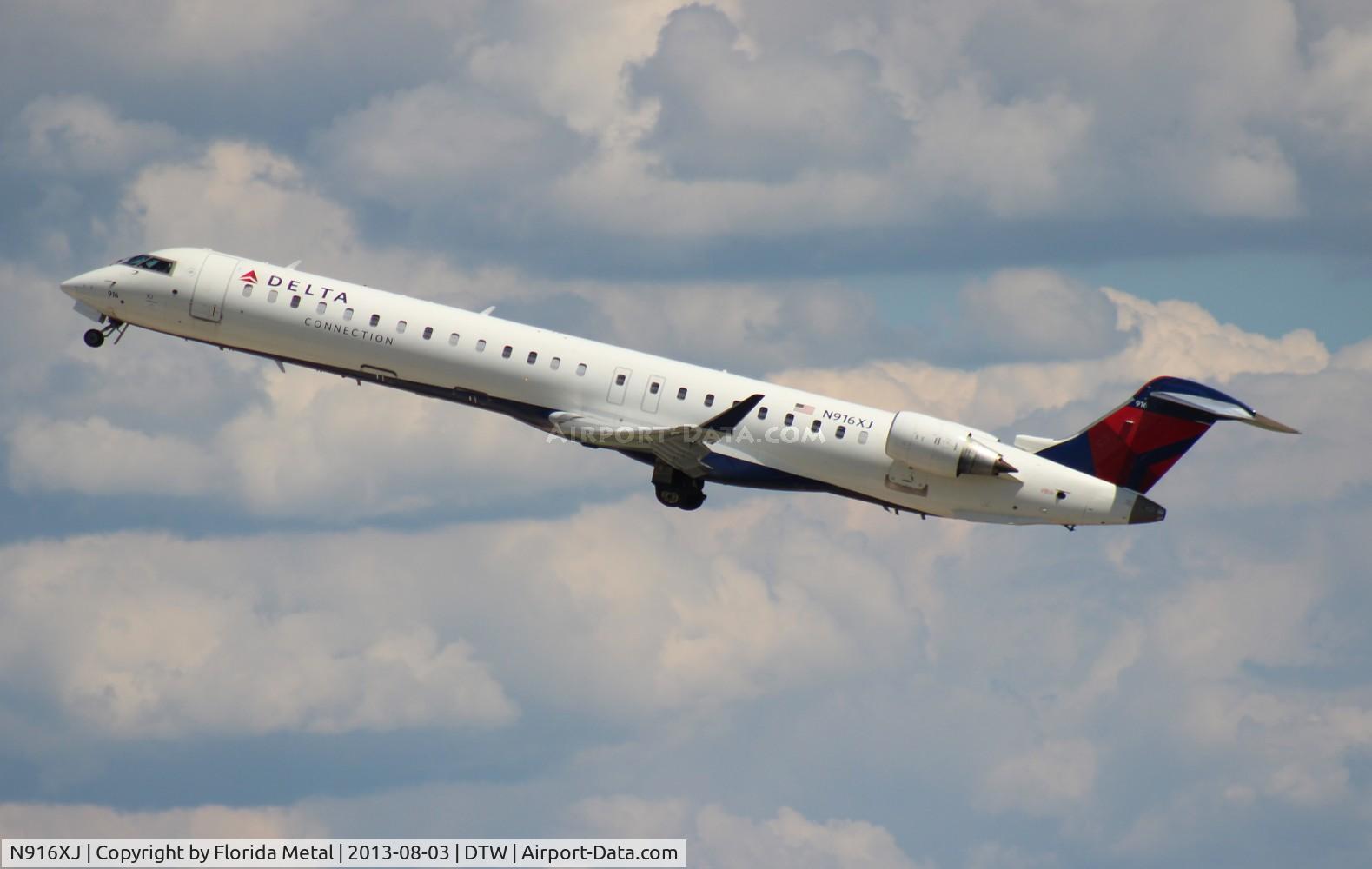N916XJ, 2008 Bombardier CRJ-900ER (CL-600-2D24) C/N 15154, Delta Connection CRJ-900