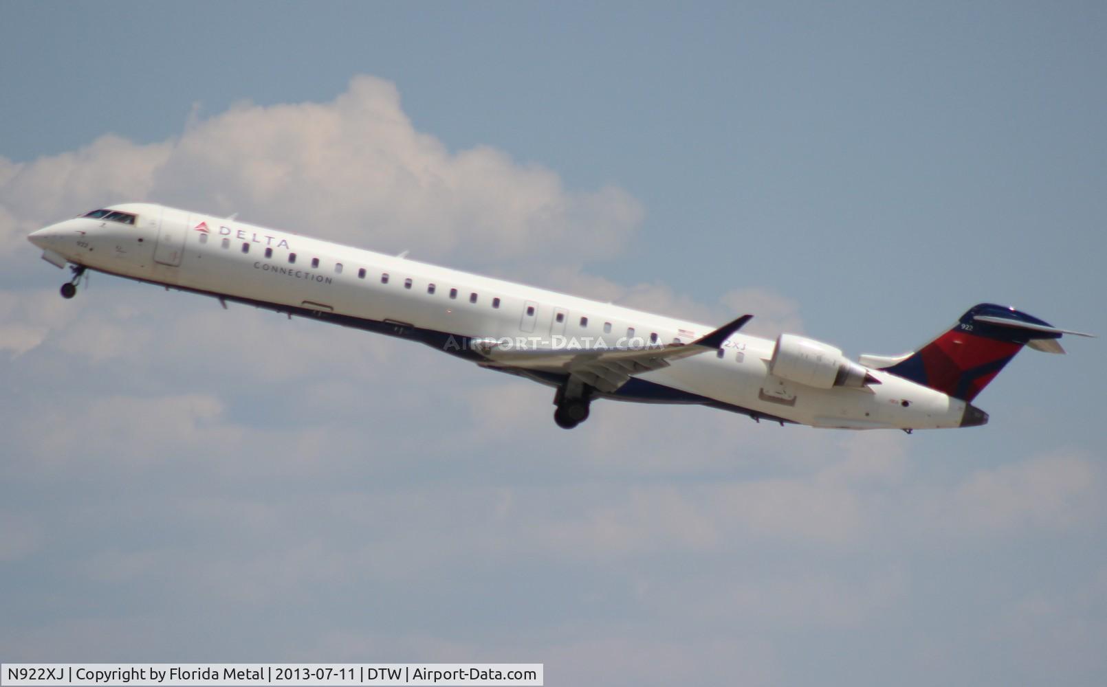 N922XJ, 2008 Bombardier CRJ-900LR (CL-600-2D24) C/N 15174, Delta CRJ-900
