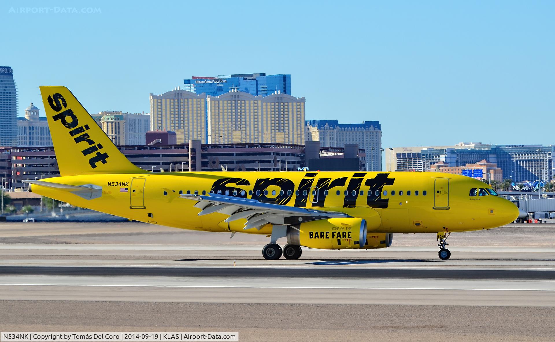 N534NK, 2008 Airbus A319-132 C/N 3395, N534NK Spirit Airlines 2008 Airbus A319-132  (cn 3395) 