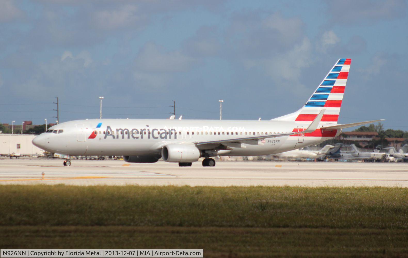 N926NN, 2013 Boeing 737-823 C/N 33321, American 737-800