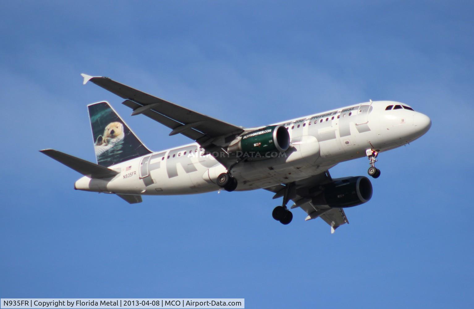N935FR, 2004 Airbus A319-111 C/N 2318, Frontier Hector the Sea Otter A319