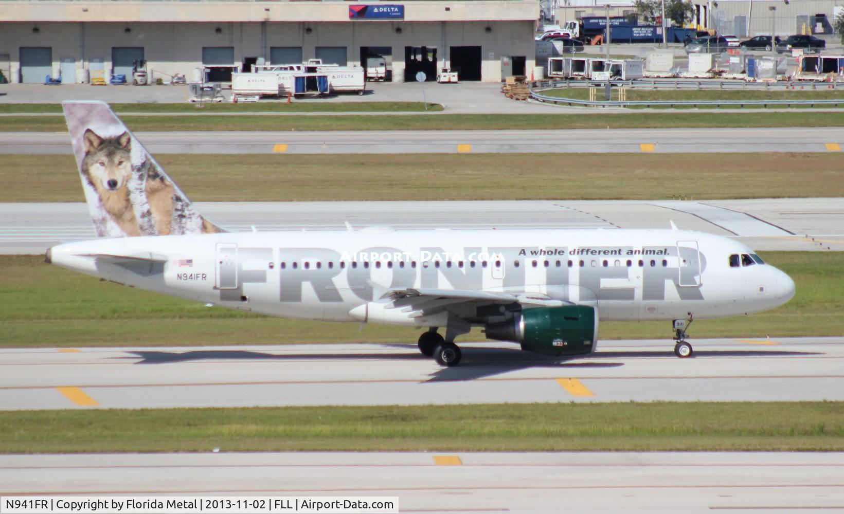 N941FR, 2005 Airbus A319-112 C/N 2483, Frontier A319 Lobo the Gray Wolf