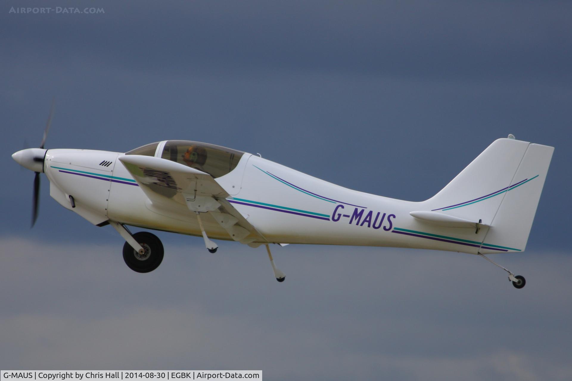G-MAUS, 2005 Europa Monowheel C/N PFA 247-12651, at the LAA Rally 2014, Sywell