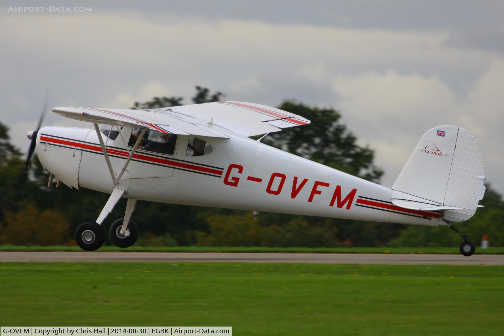 G-OVFM, 1948 Cessna 120 C/N 14720, at the LAA Rally 2014, Sywell