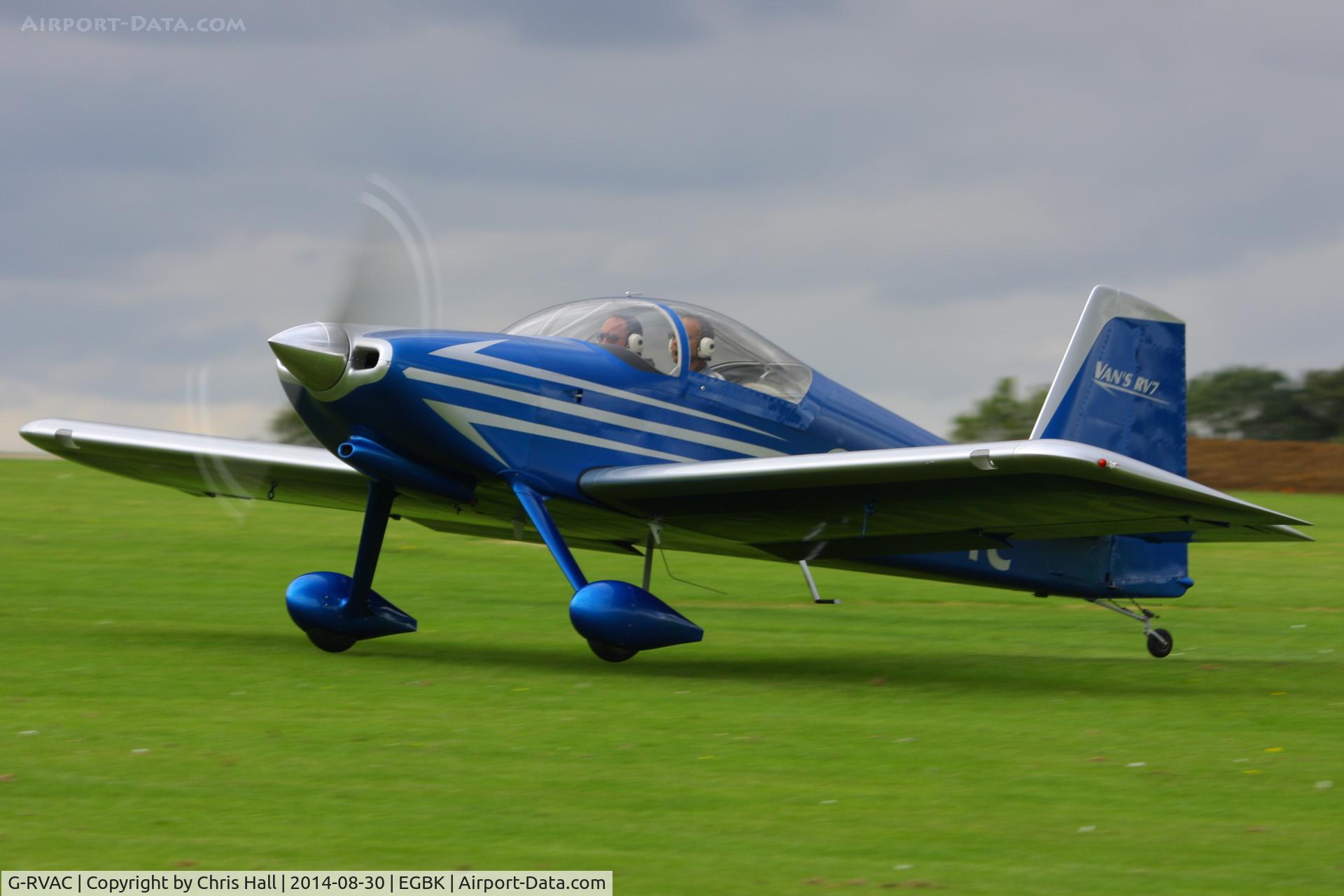 G-RVAC, 2005 Vans RV-7 C/N PFA 323-14445, at the LAA Rally 2014, Sywell