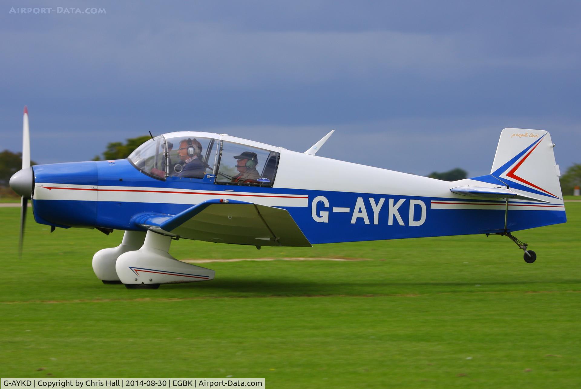 G-AYKD, 1962 Jodel DR-1050 Ambassadeur C/N 351, at the LAA Rally 2014, Sywell