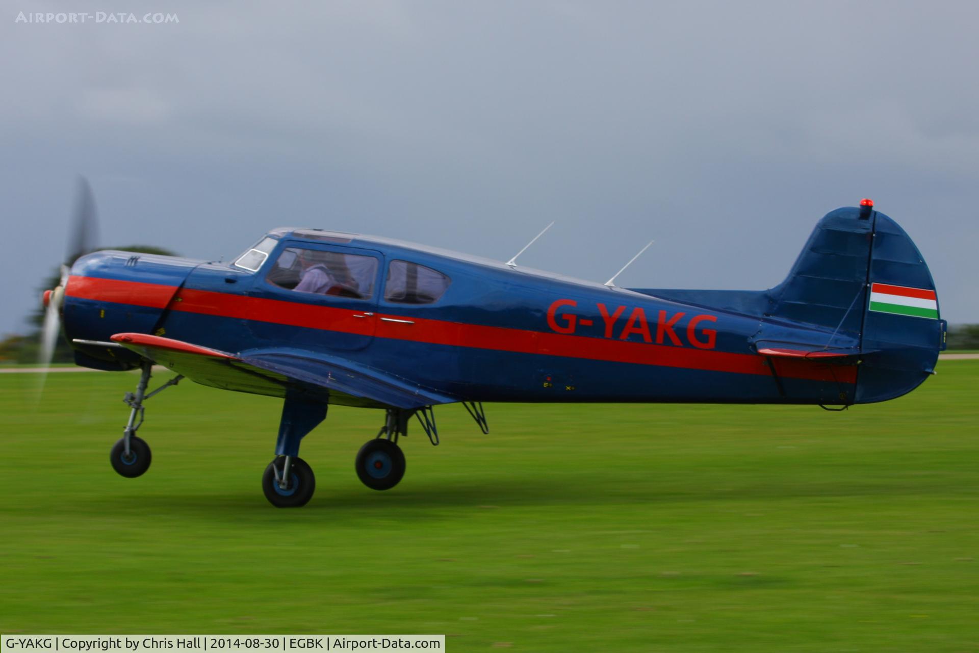 G-YAKG, 1979 Yakovlev Yak-18T C/N 22202034023, at the LAA Rally 2014, Sywell