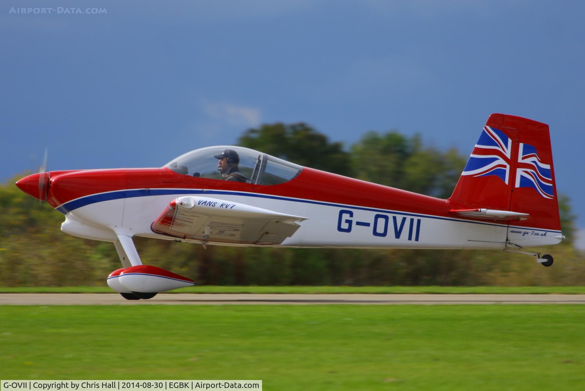 G-OVII, 2007 Vans RV-7 C/N PFA 323-14100, at the LAA Rally 2014, Sywell