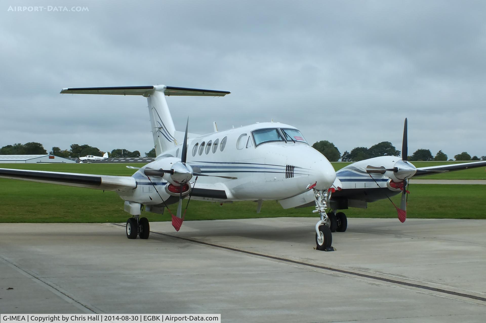 G-IMEA, 1977 Beech 200 Super King Air C/N BB-302, at the LAA Rally 2014, Sywell
