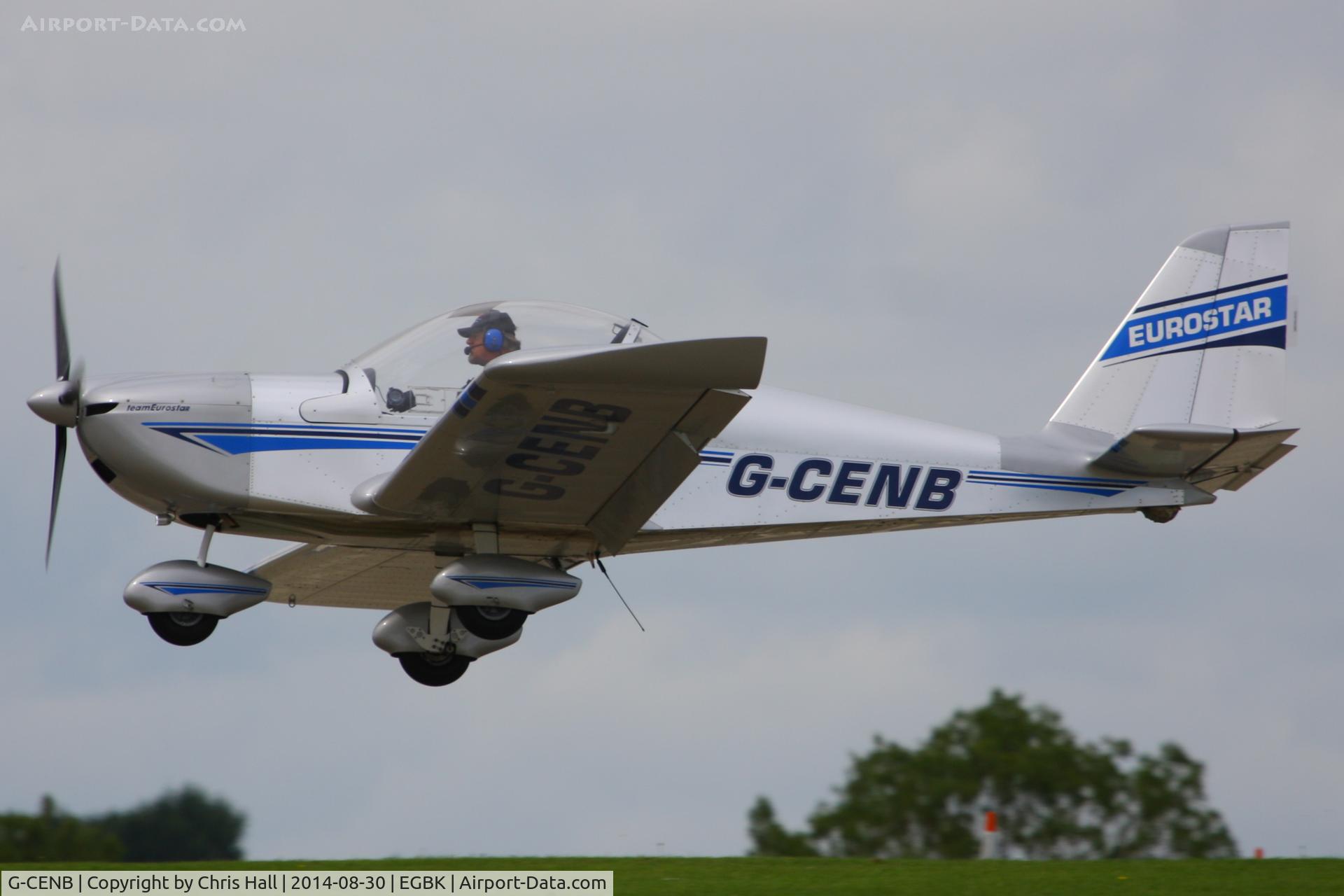 G-CENB, 2007 Cosmik EV-97 TeamEurostar UK C/N 2913, at the LAA Rally 2014, Sywell