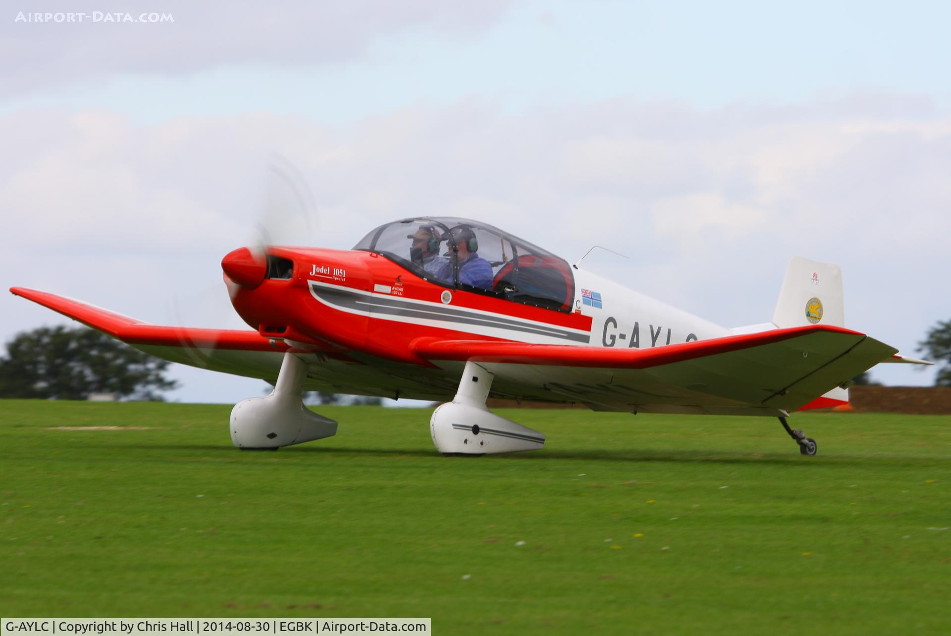 G-AYLC, 1964 CEA Jodel DR-1051 Ambassadeur C/N 536, at the LAA Rally 2014, Sywell
