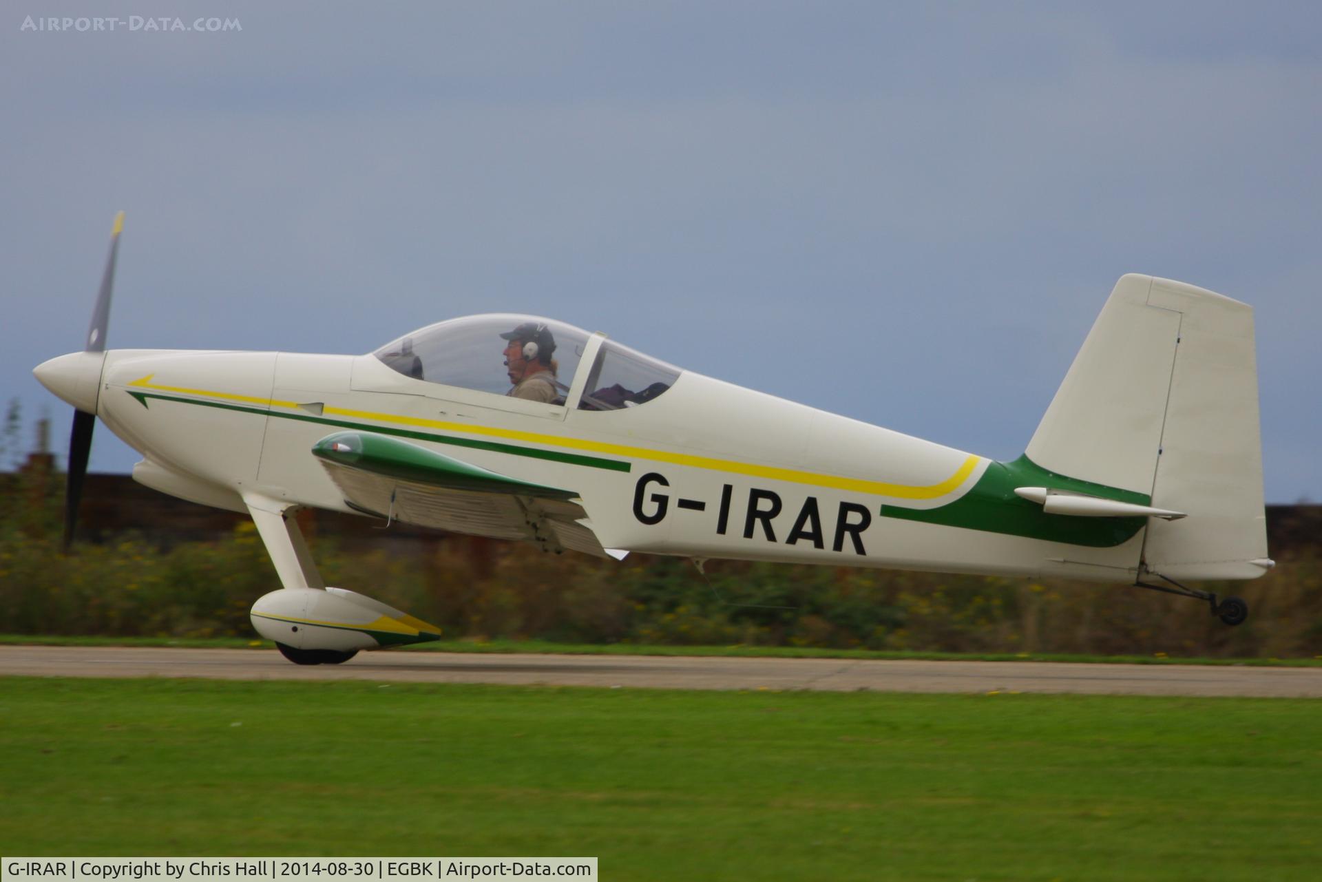 G-IRAR, 2004 Vans RV-9 C/N PFA 320-14106, at the LAA Rally 2014, Sywell