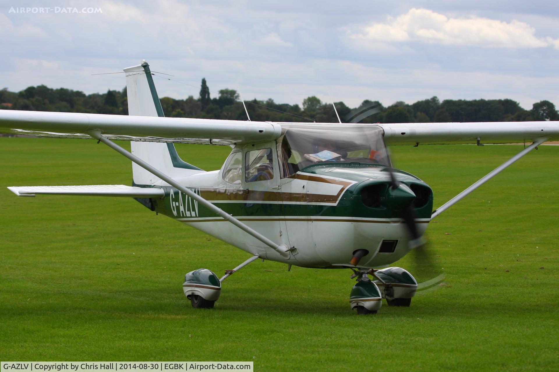 G-AZLV, 1969 Cessna 172K Skyhawk C/N 17257908, at the LAA Rally 2014, Sywell