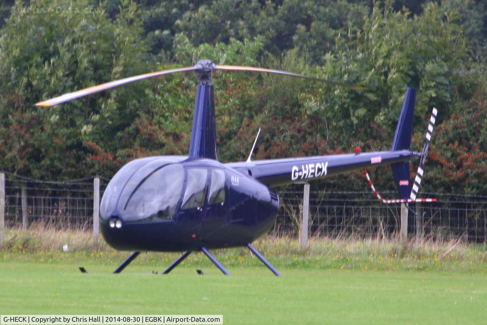 G-HECK, 2006 Robinson R44 Raven II C/N 11416, at the LAA Rally 2014, Sywell