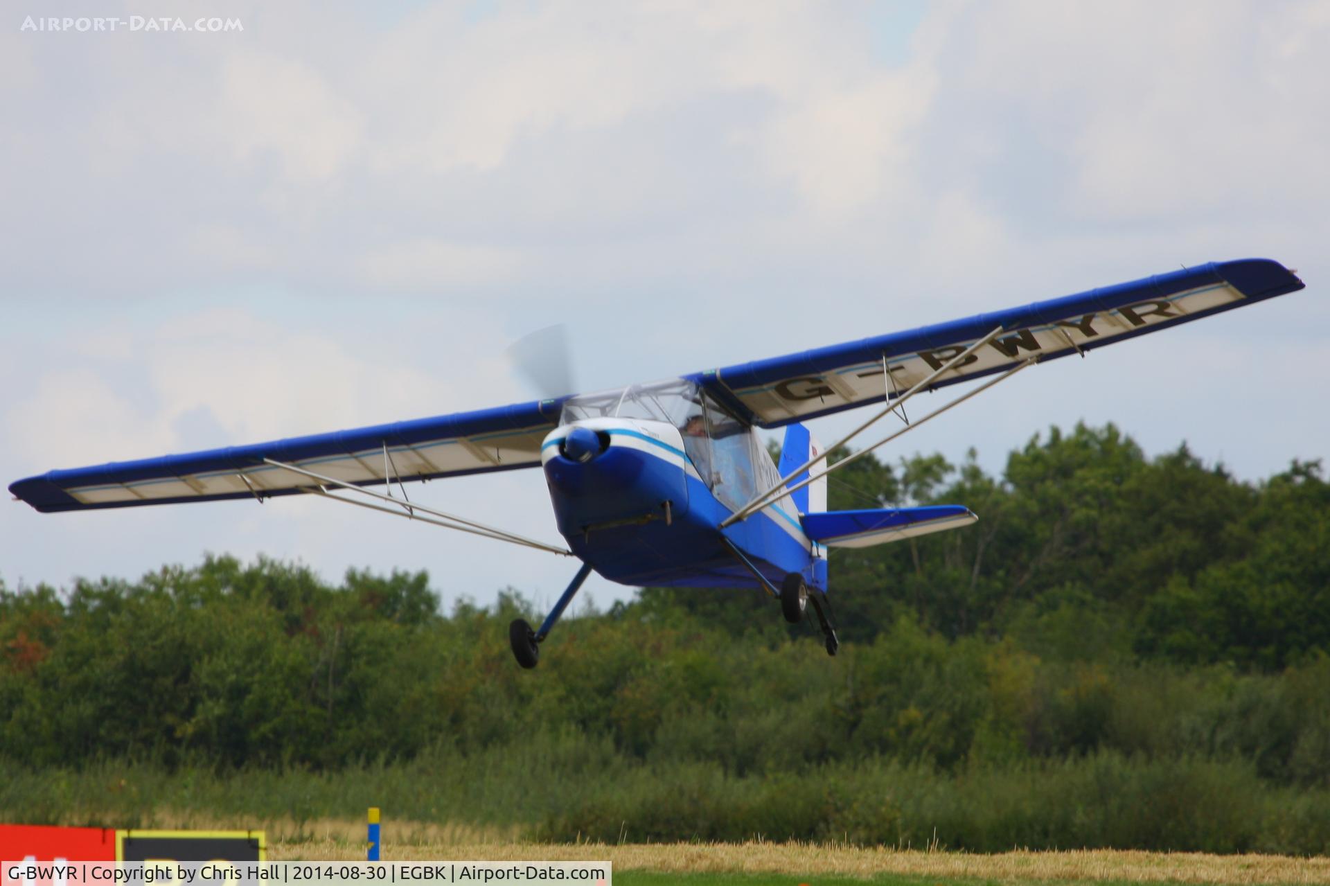 G-BWYR, 1996 Rans S-6-116 Coyote II C/N PFA 204A-13058, at the LAA Rally 2014, Sywell