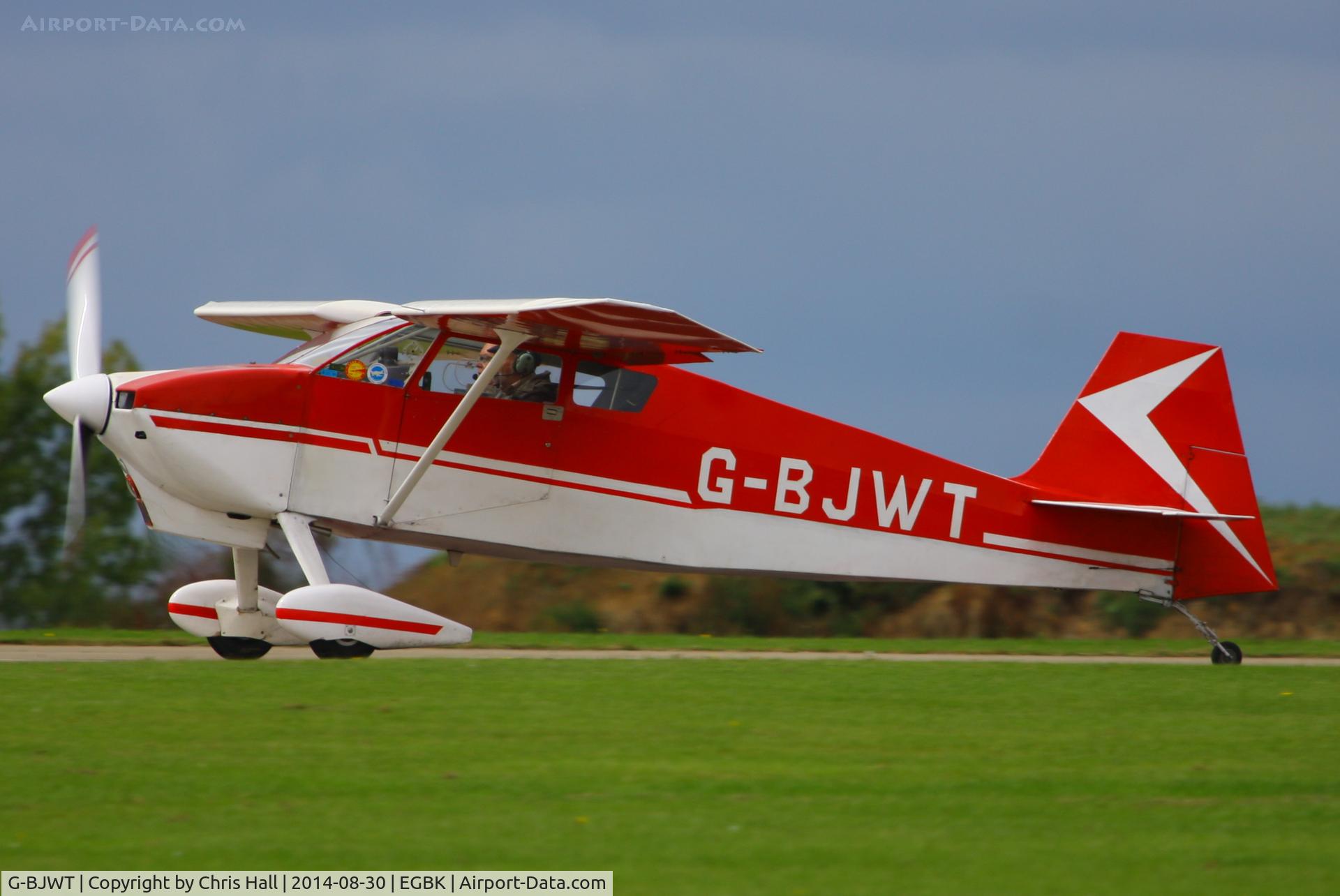 G-BJWT, 1984 Wittman W-10 Tailwind C/N PFA 031-10688, at the LAA Rally 2014, Sywell