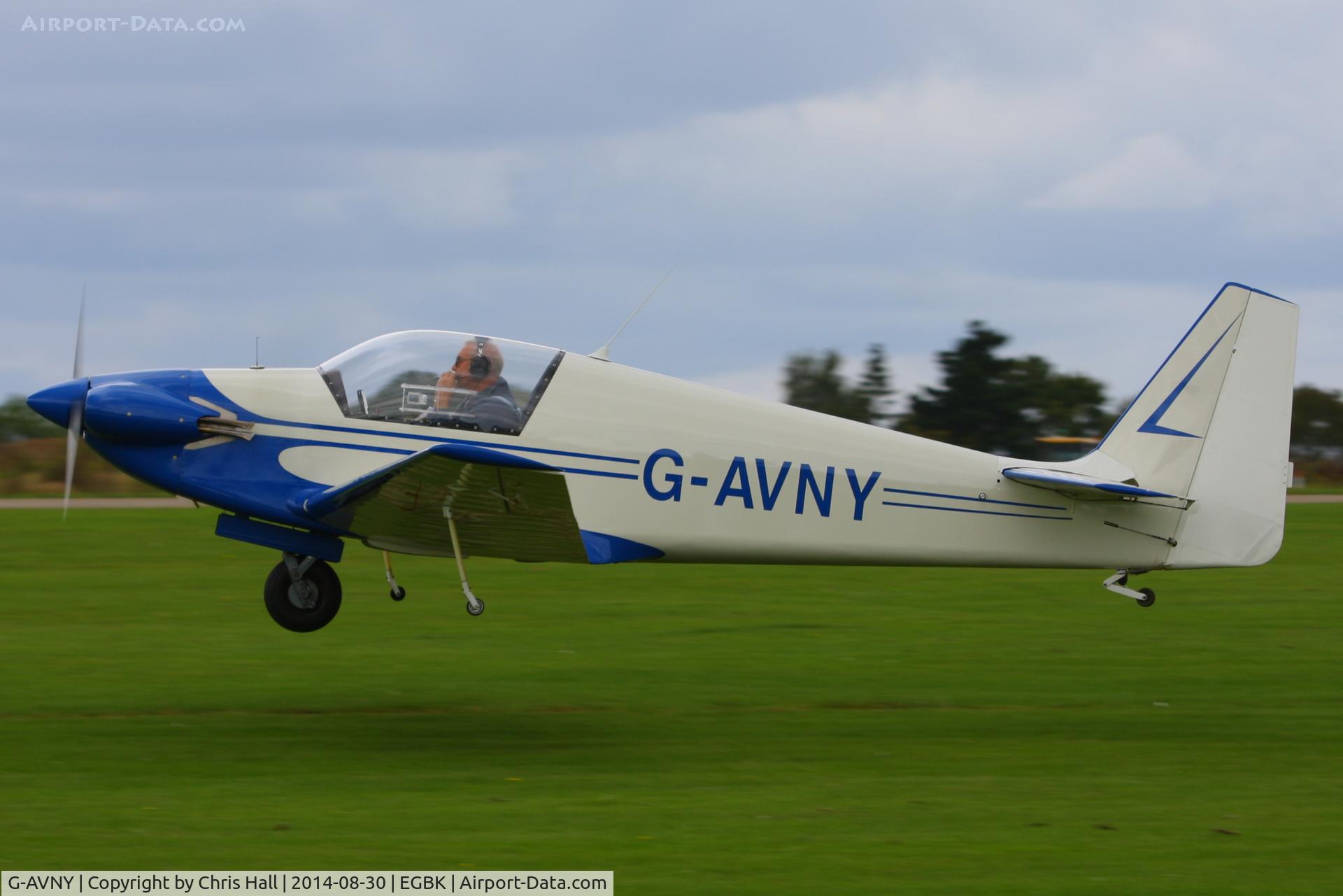 G-AVNY, 1967 Sportavia-Putzer Fournier RF-4D C/N 4029, at the LAA Rally 2014, Sywell
