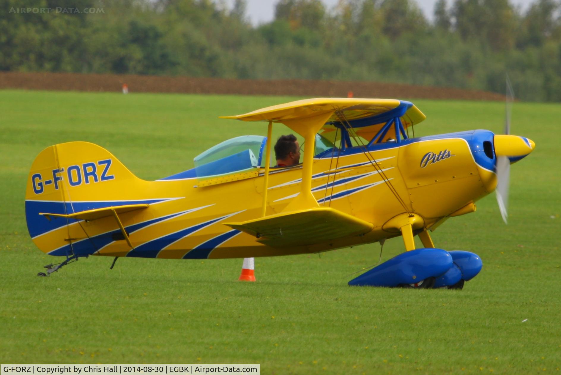 G-FORZ, 1999 Pitts S-1S Special C/N PFA 009-13393, at the LAA Rally 2014, Sywell