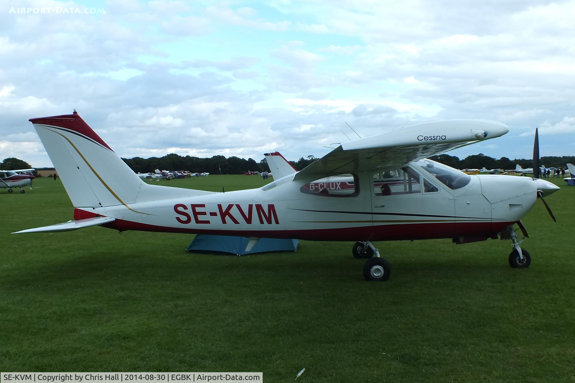 SE-KVM, Cessna F177RG C/N 0115, at the LAA Rally 2014, Sywell