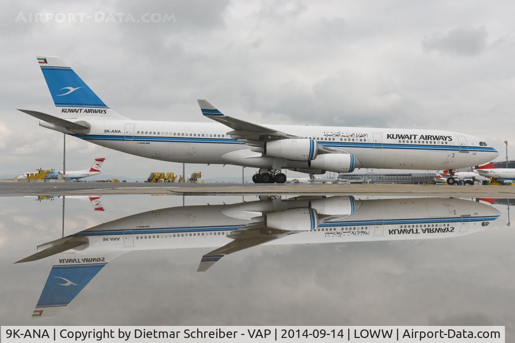 9K-ANA, 1995 Airbus A340-313 C/N 089, Kuwait Airways Airbus 340-300