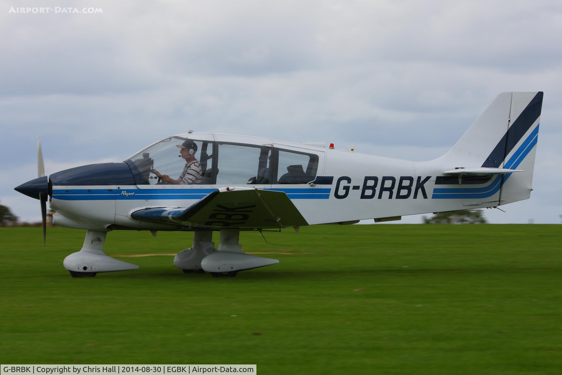 G-BRBK, 1989 Robin DR-400-180 Regent Regent C/N 1915, at the LAA Rally 2014, Sywell